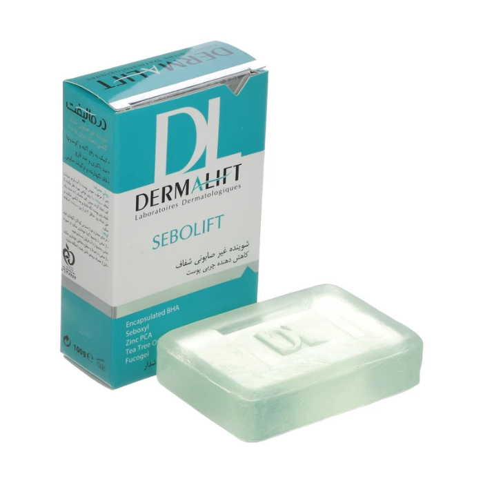 تصویر  شوینده غیر صابونی شفاف درمالیفت | Dermalift  کاهش دهنده چربی پوست سبوليفت ✨
