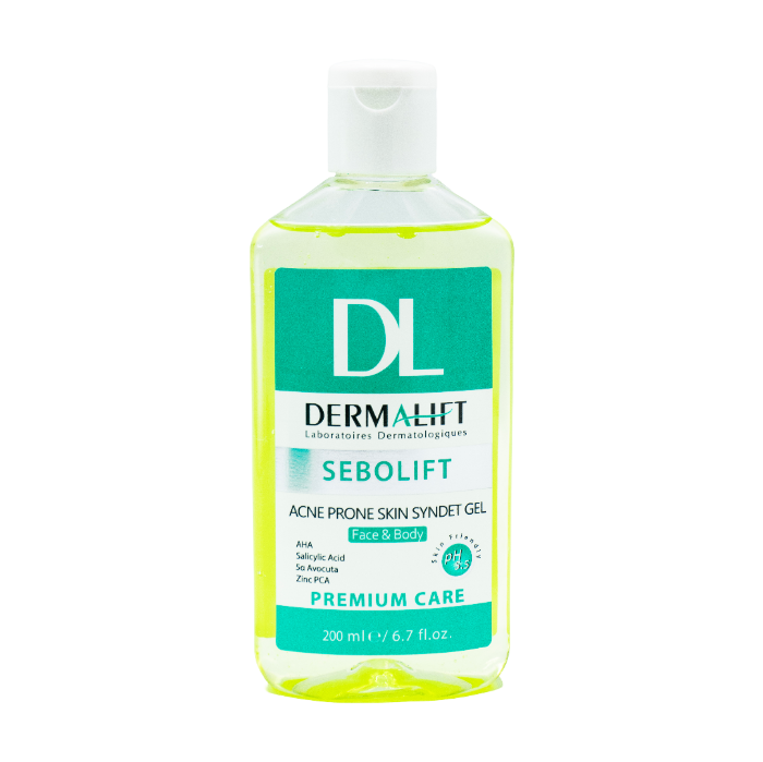 تصویر  ژل شستشـوی غیرصابونی درمالیفت | Dermalift پوست‌های چرب و جوشدار سبولیفت ✨