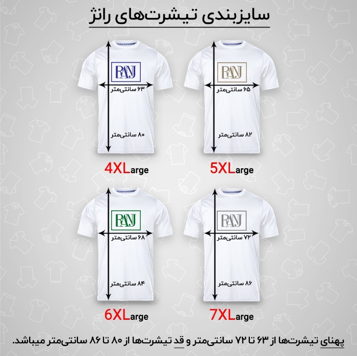 تصویر  تیشرت آستین کوتاه مردانه  برند رانژ | RANJ  مدل 21RA08D05M-1197-01