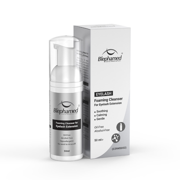 تصویر  فوم پاك كننده آرايش ( اكستنشن)بلفامد | BLEPHAMED حجم  50ml