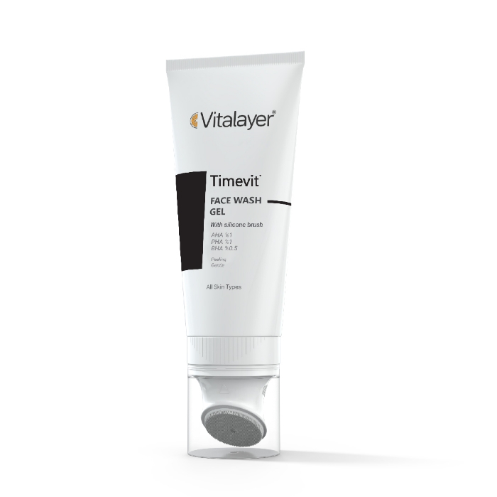 تصویر  ژل براش شستشوی صورت تایم ویت ویتالیر | VITALAYER حجم  200ml