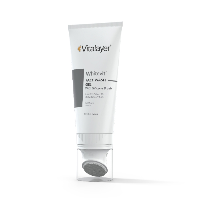 تصویر  ژل براش شستشوی صورت وایت ویت ویتالیر | VITALAYER حجم  200ml