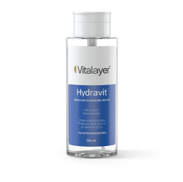تصویر  محلول پاك كننده آرايش هيدراويت ویتالیر | VITALAYER حجم  250ml