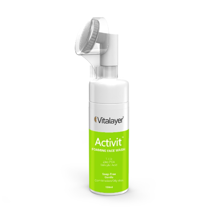 تصویر  فوم شستشوى پوست چرب اكتيويت ویتالیر | VITALAYER حجم  150ml