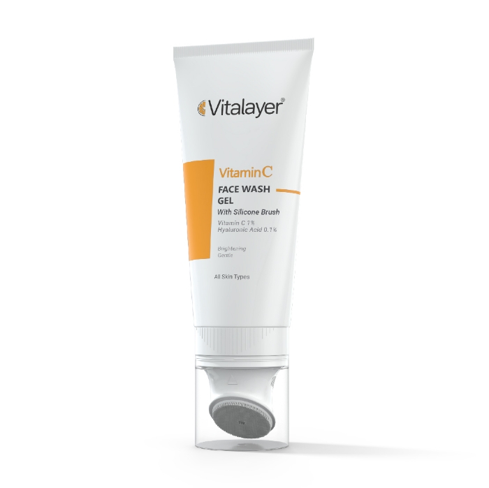 تصویر  ژل براش شستشوی صورت ویتامین c ویتالیر | VITALAYER حجم  200ml