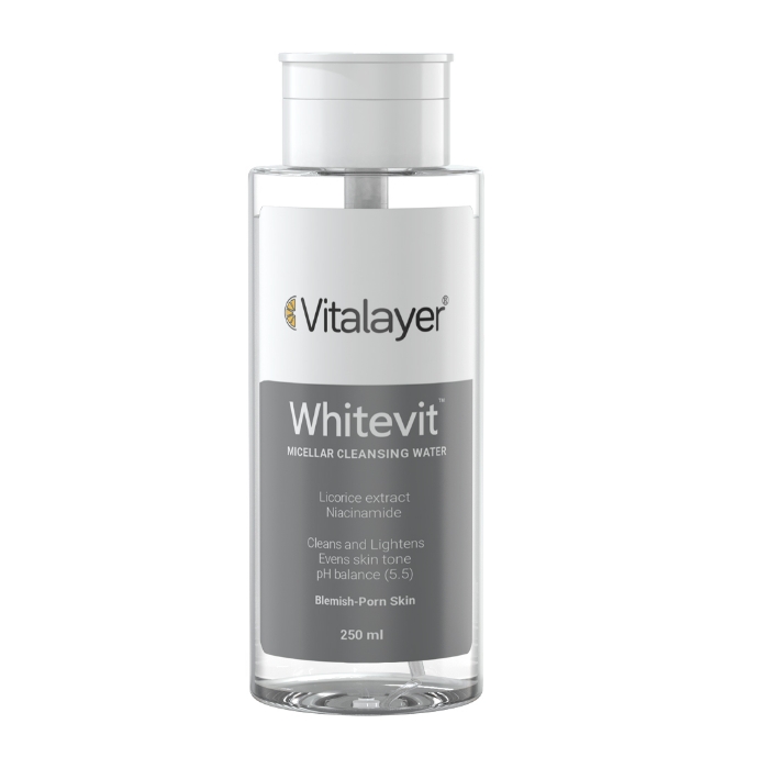 تصویر  محلول پاك كننده آرايش وايت ويت ویتالیر | VITALAYER حجم  250ml