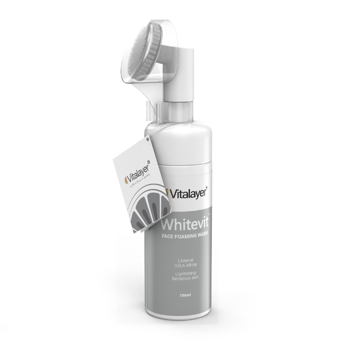 تصویر  فوم شستشوى پوست لك دار وايت ويتویتالیر | VITALAYER حجم  150ml