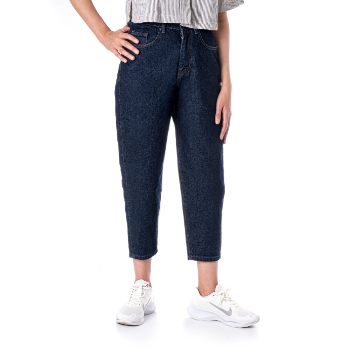 تصویر  شلوار جین مدل مام استایل پشت کش  برند رویال جین | ROYAL JEAN