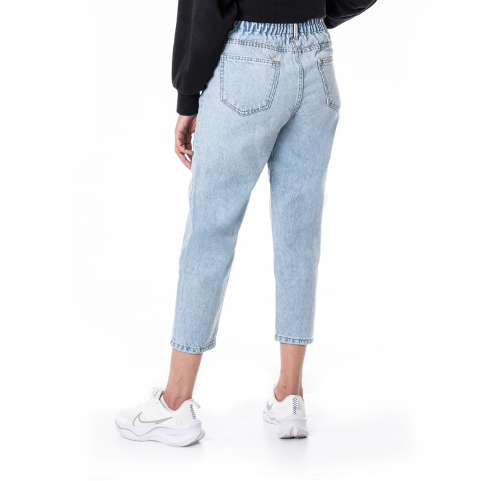 تصویر  شلوار جین مام استایل پشت کش برند رویال جین | ROYAL JEAN