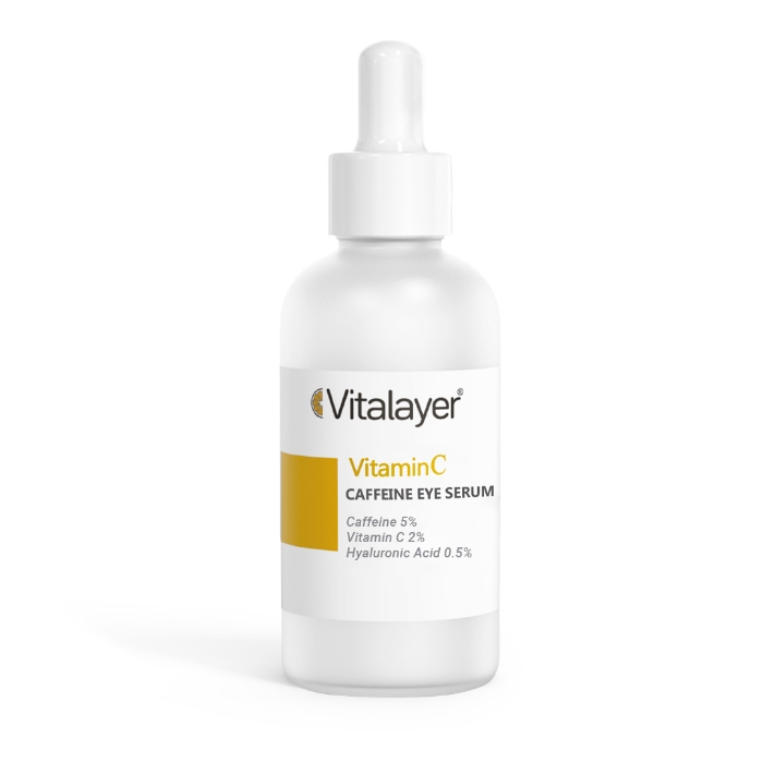 تصویر  سرم دور چشم کافئین ويتامين سى ویتالیر | VITALAYER حجم  15ml