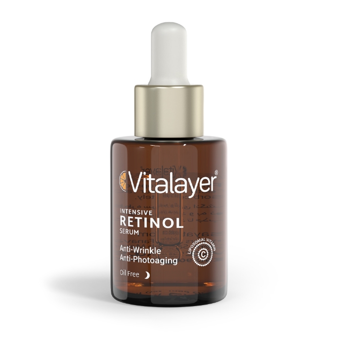 تصویر  سرم صورت قطره چكانى رتينول ویتالیر | VITALAYER حجم  30ML