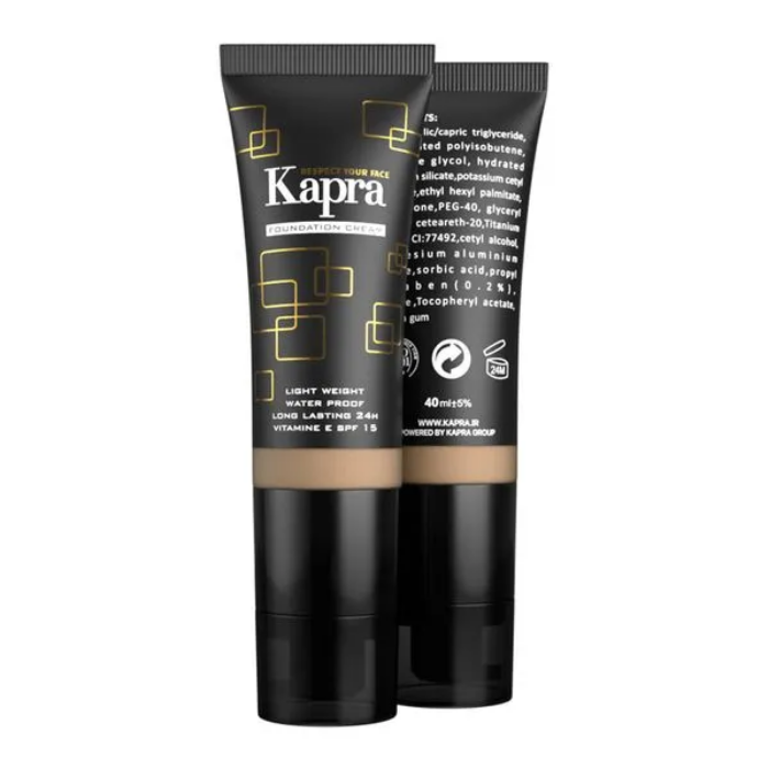 تصویر  کرم پودر لایت ویت برند کاپرا | KAPRA حجم 30ml