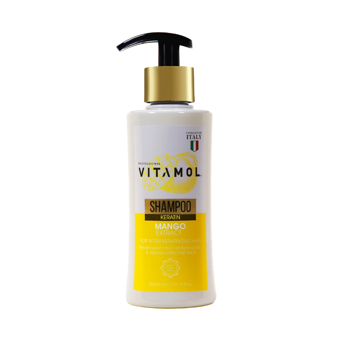 تصویر  شامپو روزانه 300 میل کراتین انبه ویتامول | VITAMOL