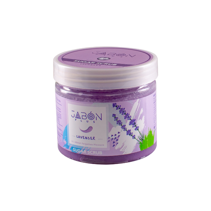 تصویر  اسکراب شکری لایه بردار پوست برند ژبن پلاس | JABON PLUS مدل Lavender  وزن 450 گرم