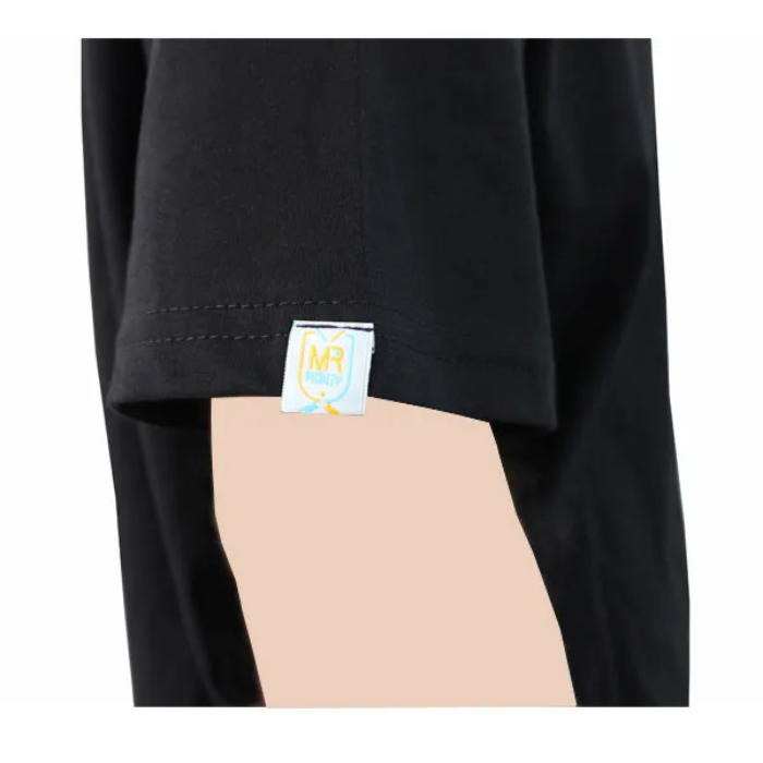 تصویر  تیشرت یقه گرد برند مسترمانی | MR.MONEY مدل morty آستین کوتاه کژوال با چاپ