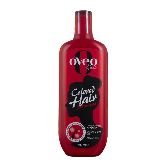 تصویر  شامپو موهای رنگ شده اوک شاین | OVEQ SHINE حجم 400 میل