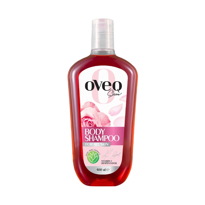 تصویر  شامپو بدن شفاف مدل رز اوک شاین | OVEQ SHINE حجم 400 میل
