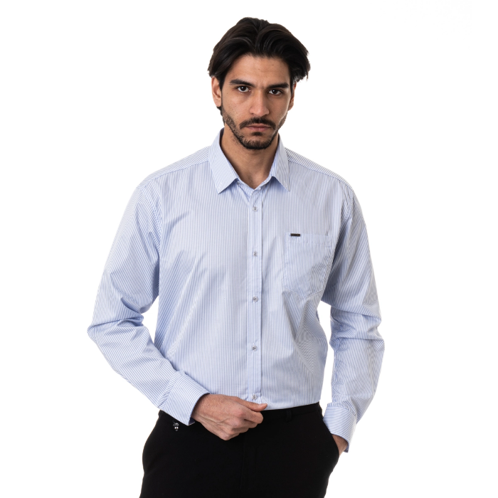 تصویر  پیراهن راه راه کلاسیک استین بلند نکست | NEXT
