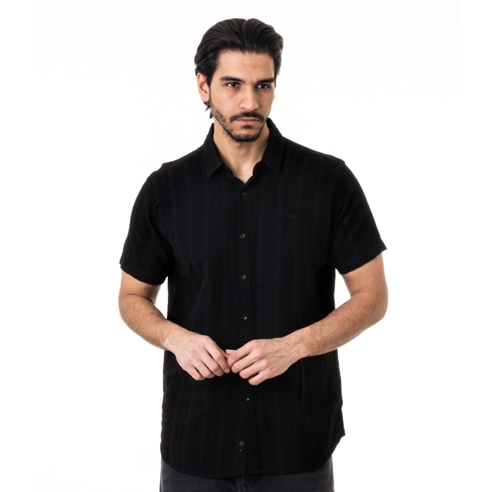 تصویر  پیراهن یقه ساده راه دار مکس | MEXX