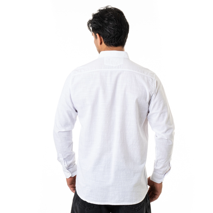 تصویر  پیراهن استین دارلینن جیب دار مکس | MEXX