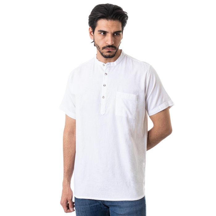 تصویر  پیراهن جلو بسته یقه دیپلمات مکس | MEXX