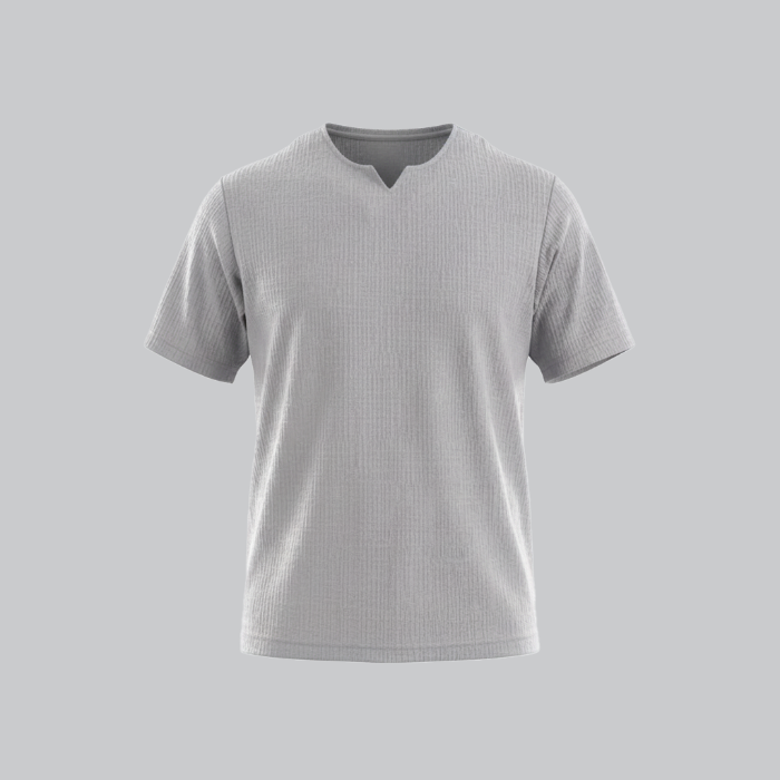 تصویر  تیشرت یقه هفتی کوچک مردانه آر ان اس | RNS