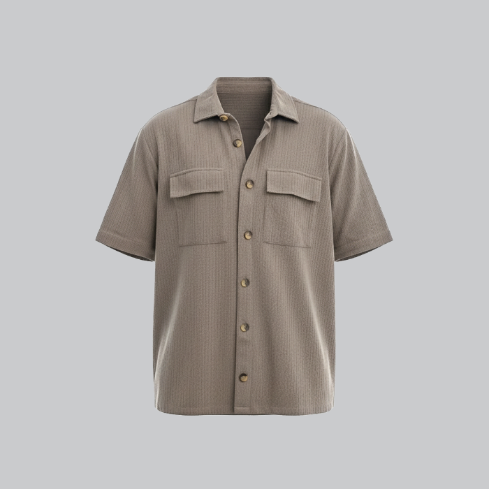 تصویر  پیراهن دو جیب آستین کوتاه مردانه آر ان اس | RNS