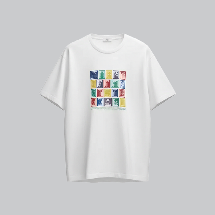 تصویر  تیشرت یقه گرد طرح 4 برند آلیوا | ALIVA