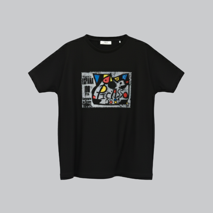 تصویر  تیشرت یقه گرد زنانه برند آلیوا | ALIVA طرح 5