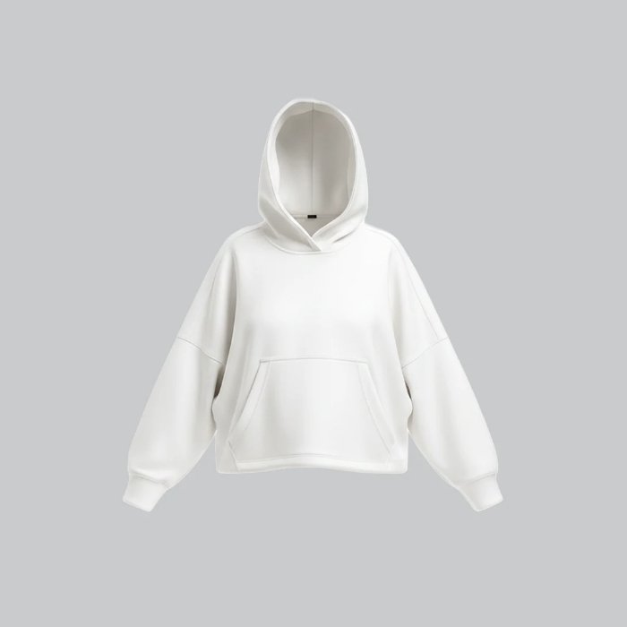 تصویر  هودی زنانه کراپ (نیم‌تنه) بهبود | Behboud