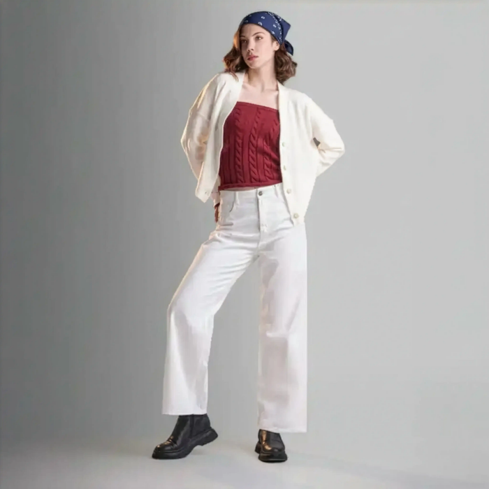 تصویر  ژاکت چهار دکمه زنانه