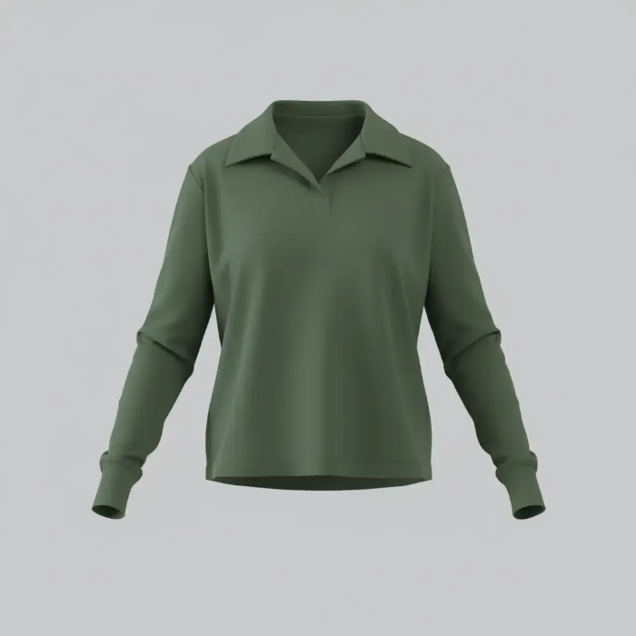 تصویر  بلوز زنانه یقه مردانه بهبود (جنس فانریپ) | Behboud