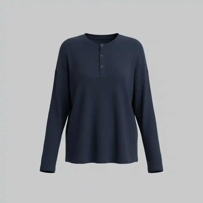 تصویر  بلوز زنانه گپ دکمه‌دار بهبود | Behboud