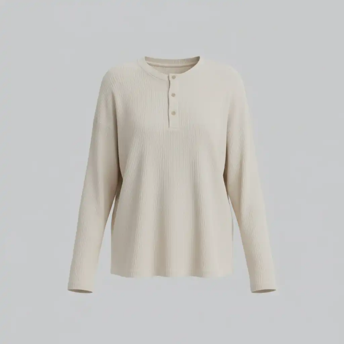 تصویر  بلوز زنانه گپ دکمه‌دار بهبود | Behboud