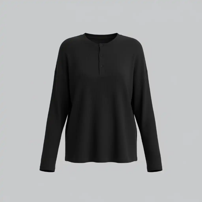 تصویر  بلوز زنانه گپ دکمه‌دار بهبود | Behboud