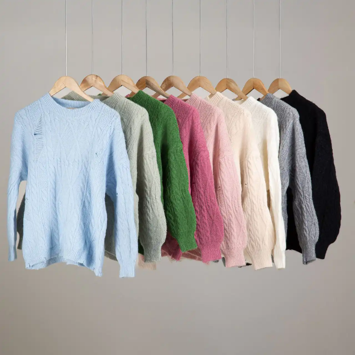 تصویر  بلوز بافت طرح‌دار زنانه بهبود | Behboud