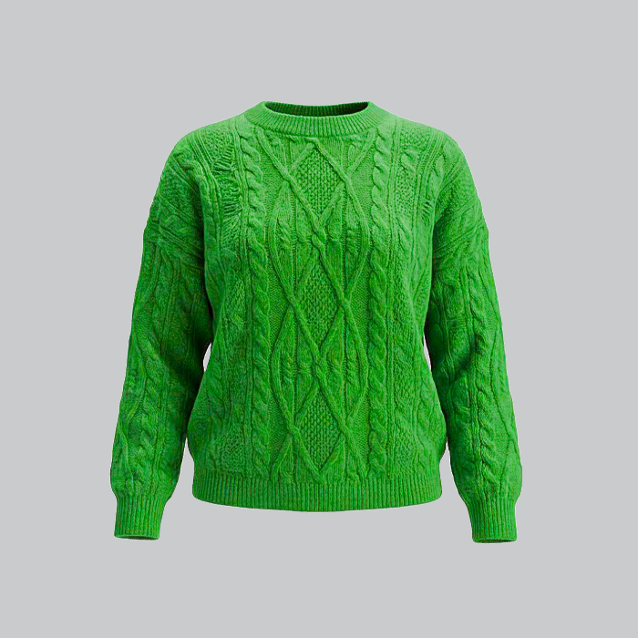 تصویر  بلوز بافت طرح‌دار زنانه بهبود | Behboud